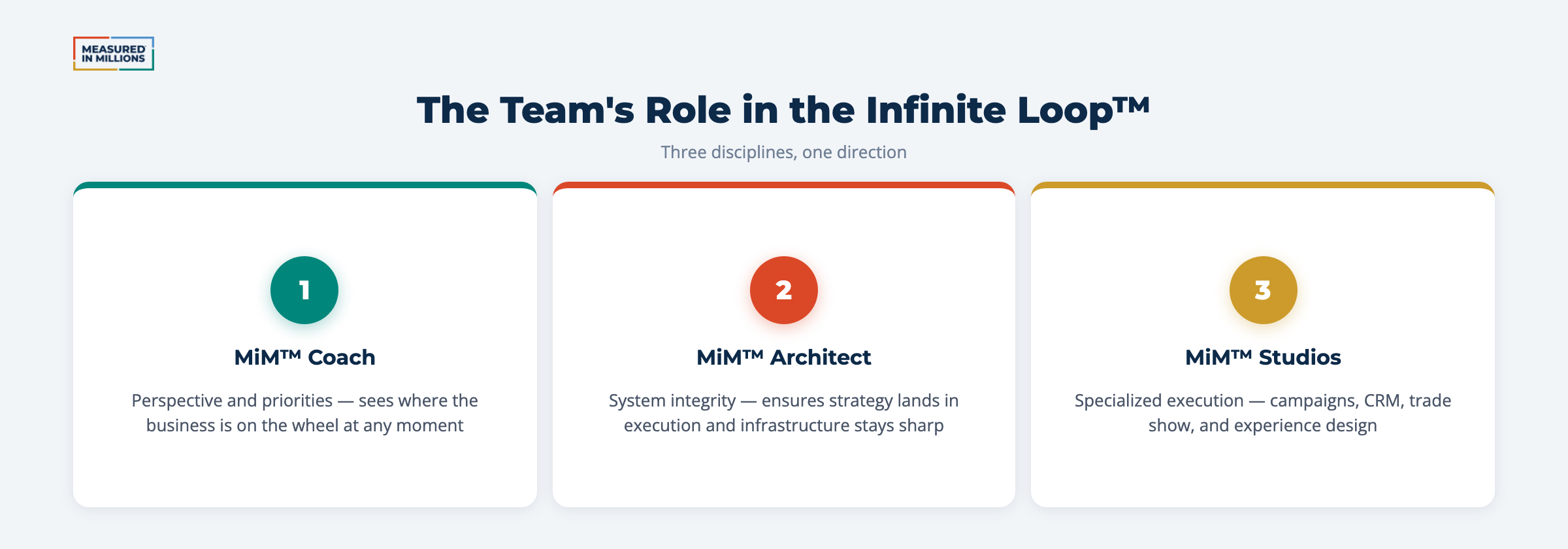 The Team's Role in the Infinite Loop™